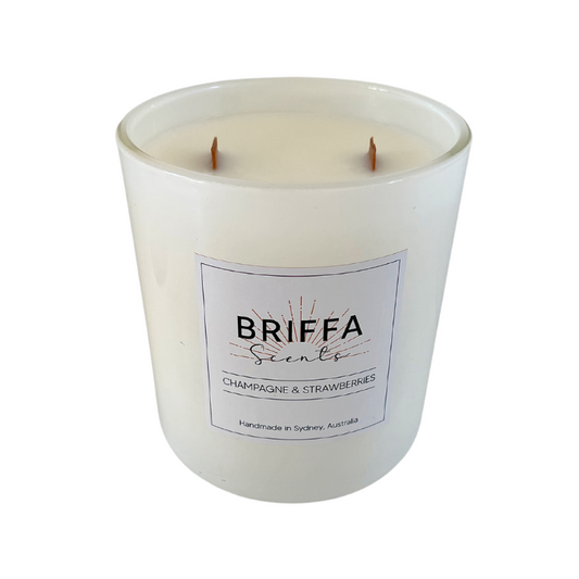 X-Large White Classic Candle