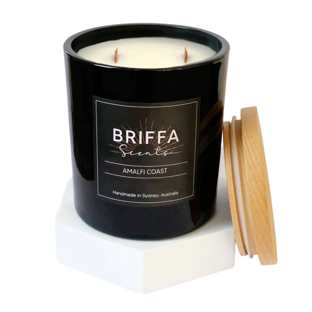 X-Large Black Classic Candle