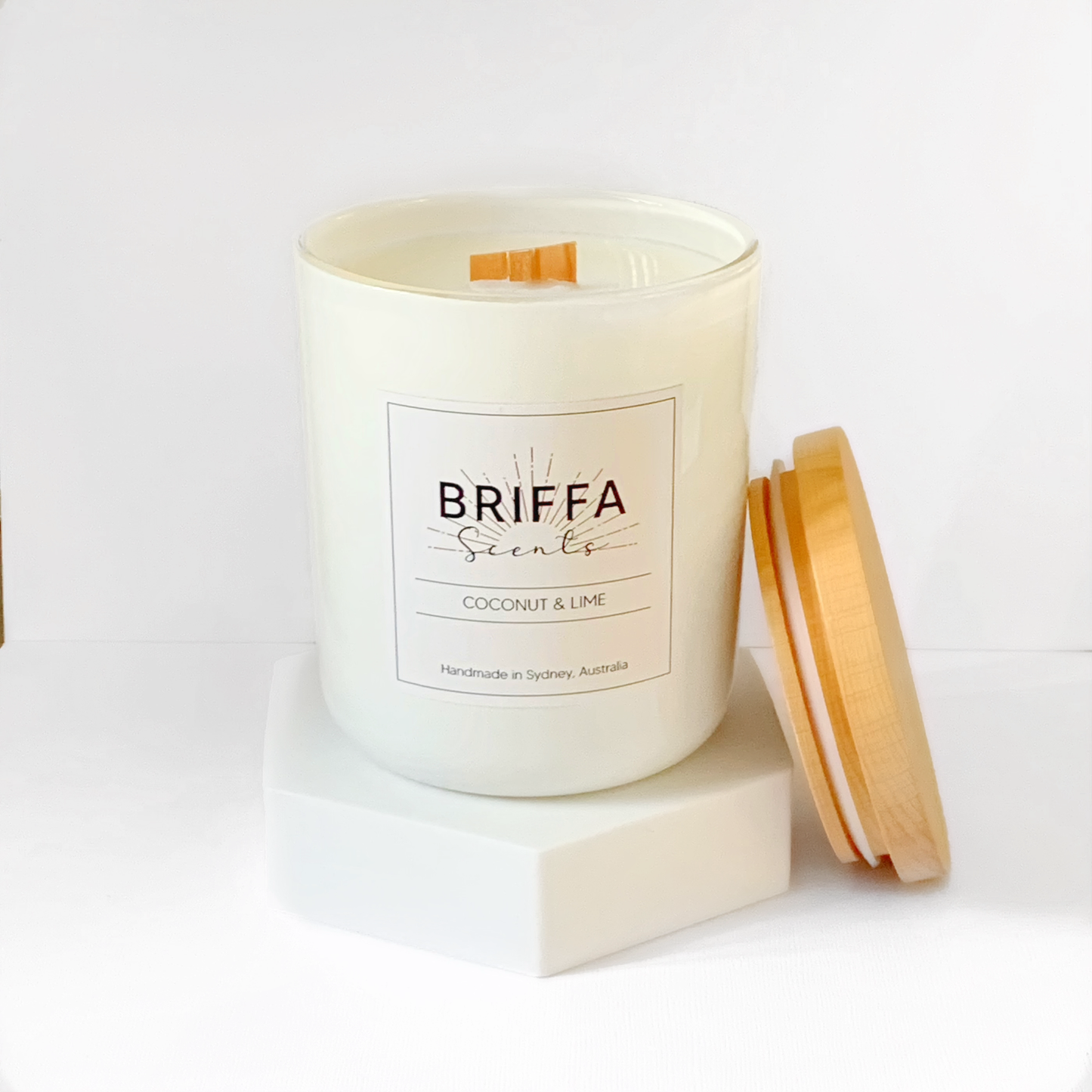 Small White Classic Candle