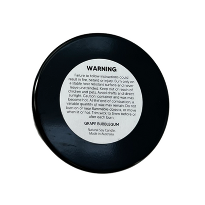Black Sample Tin